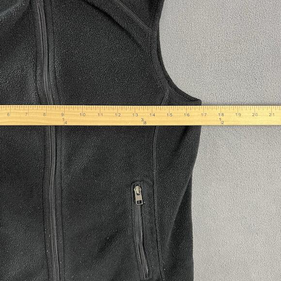 Patagonia Vest Women’s Medium Black Synchilla Full Zip Sleeveless Fleece Outdoor - Picture 4 of 5